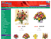 Tablet Screenshot of omniflowers.net